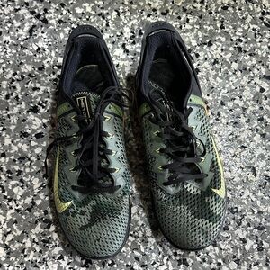 Nike Camouflage Metcon 6 Green and Black Athletic Shoes